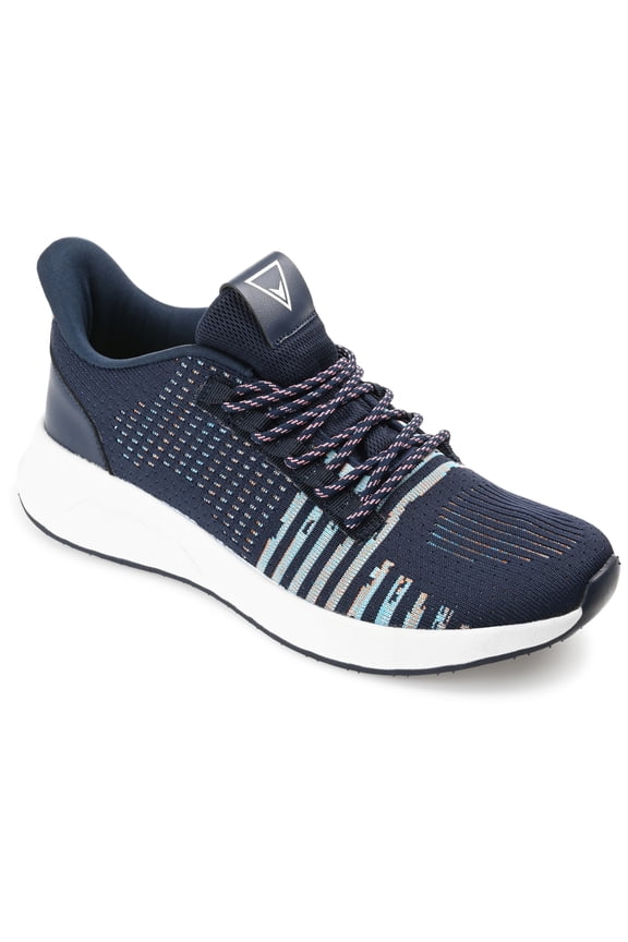 Vance Mens Brewer Knit Lace-up Athleisure Sneaker