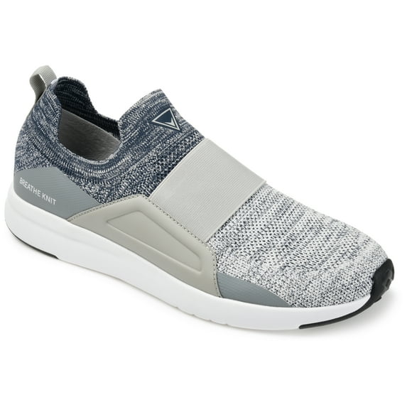 Vance Mens Cannon Breathable Slip-on Knit Walking Sneaker