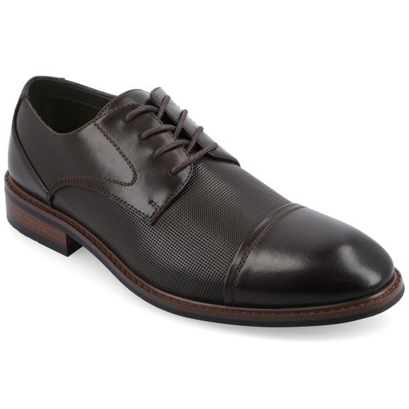 Vance Mens Chandler Cap Toe Lace-up Dress Shoe