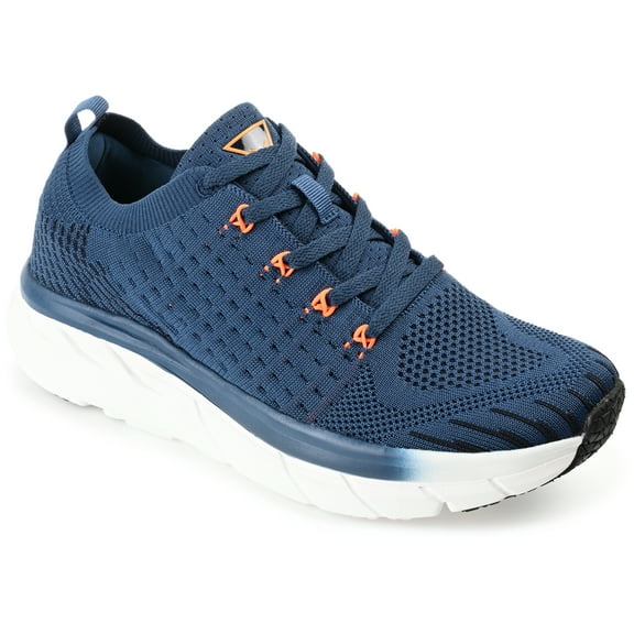 Vance Mens Curry Knit Lace-up Walking Sneaker