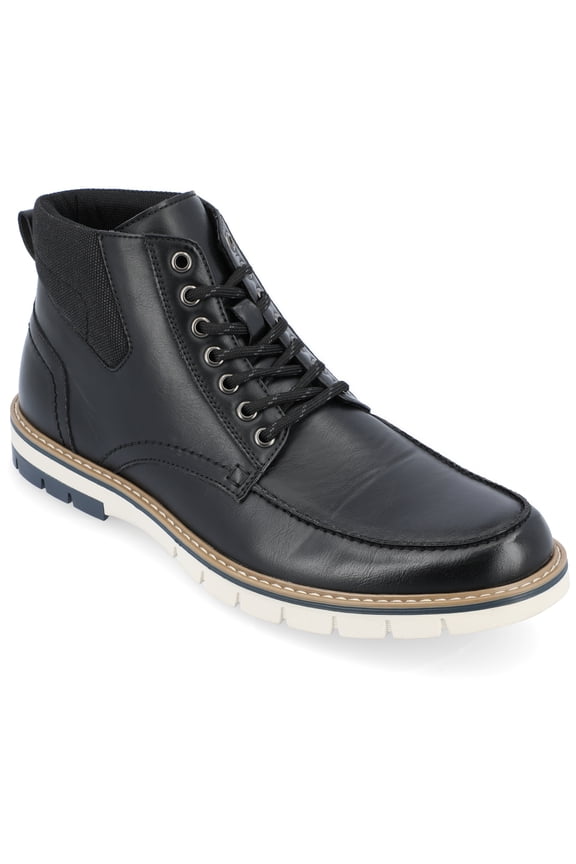 Vance Mens Dalvin Lace-up Moc Toe Ankle Boot