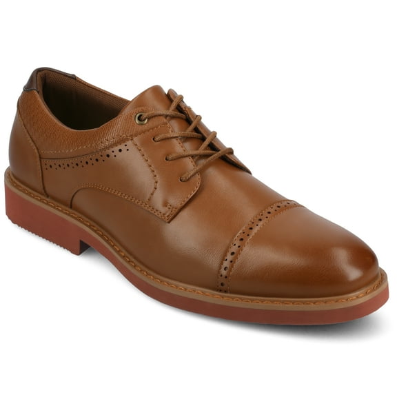 Vance Mens Dexter Cap Toe Lace-up Derby