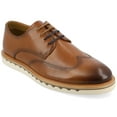 thumbnail image 1 of Vance Mens Evander Wingtip Lace-up Derby, 1 of 10
