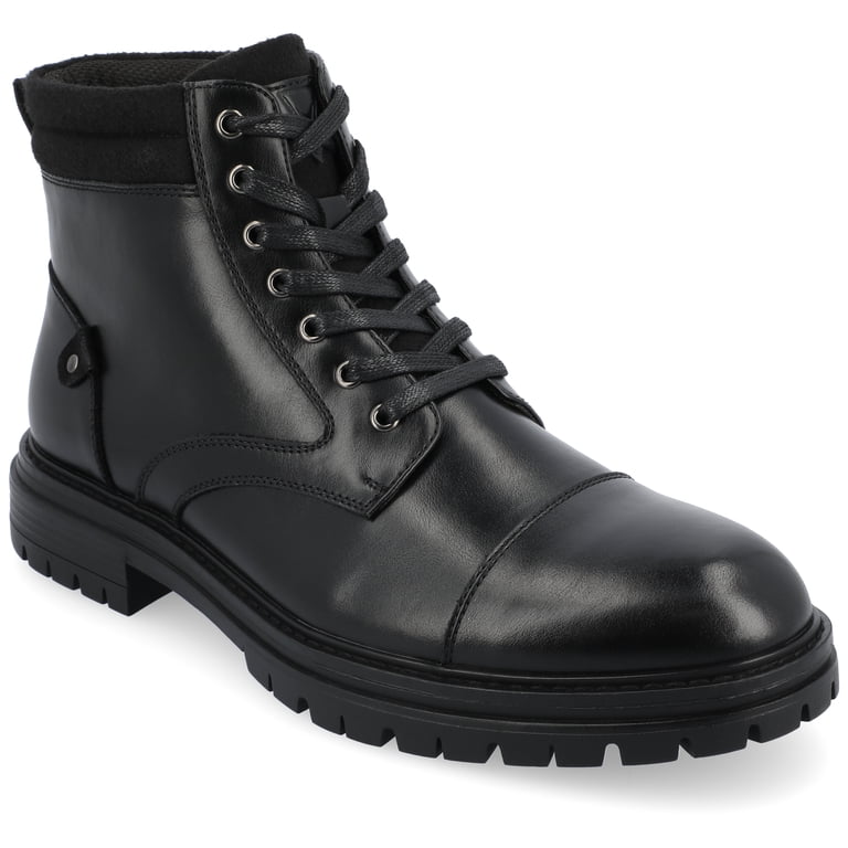 Vance Mens Fegan Tru Comfort Foam Cap Toe Lace-up Ankle Boot  display picture 3