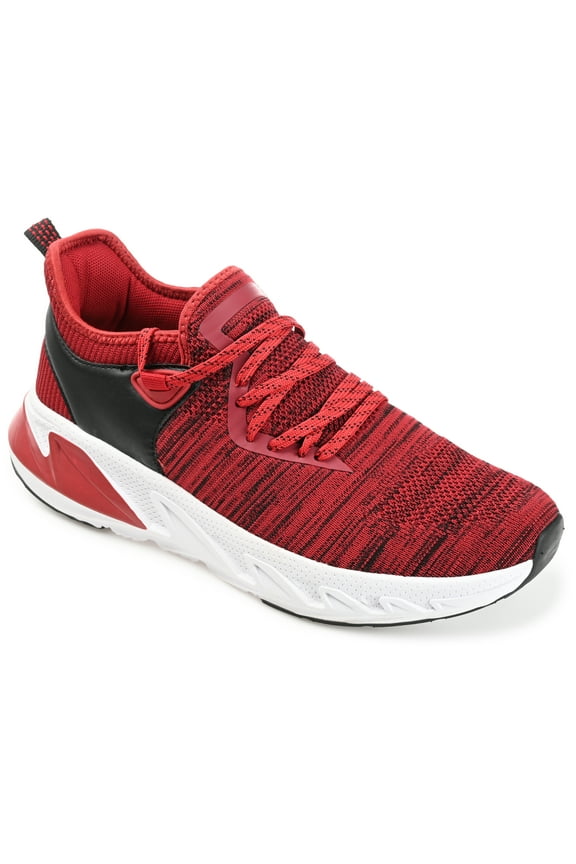 Vance Mens Gibbs Knit Lace-up Athleisure Sneaker