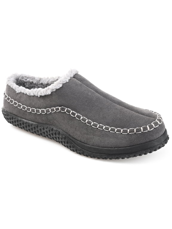 Vance Mens Godwin Shearling Slip-on Clog Slipper