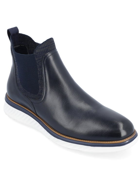 Vance Mens Hartwell Pull-on Round Toe Chelsea Boot