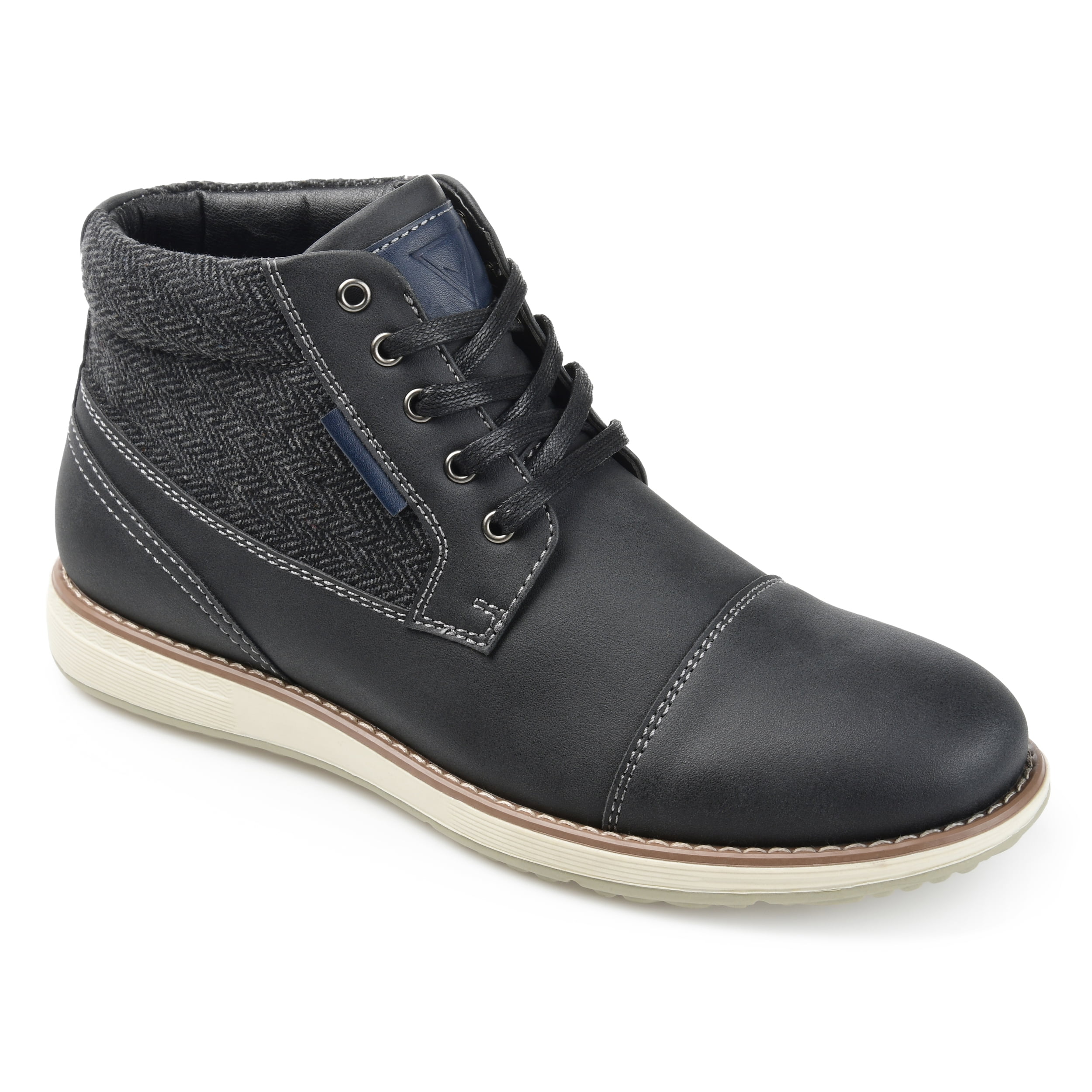 New Herringbone Jones Cap Toe Boots, Size 11.5, Vance Co., Men\'s Lace Up Shoes Vance Mens Jones Tru Comfort Foam Lace-up Cap Toe Ankle Boot  main image 2