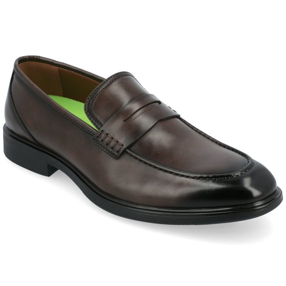 Vance Mens Keith Slip-on Penny Loafer, Widths Available