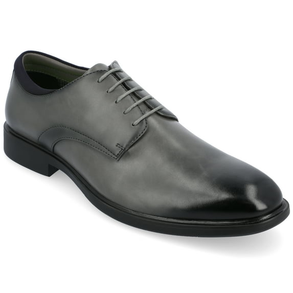 Vance Mens Kimball Plain Toe Lace-up Dress Shoe, Widths Available