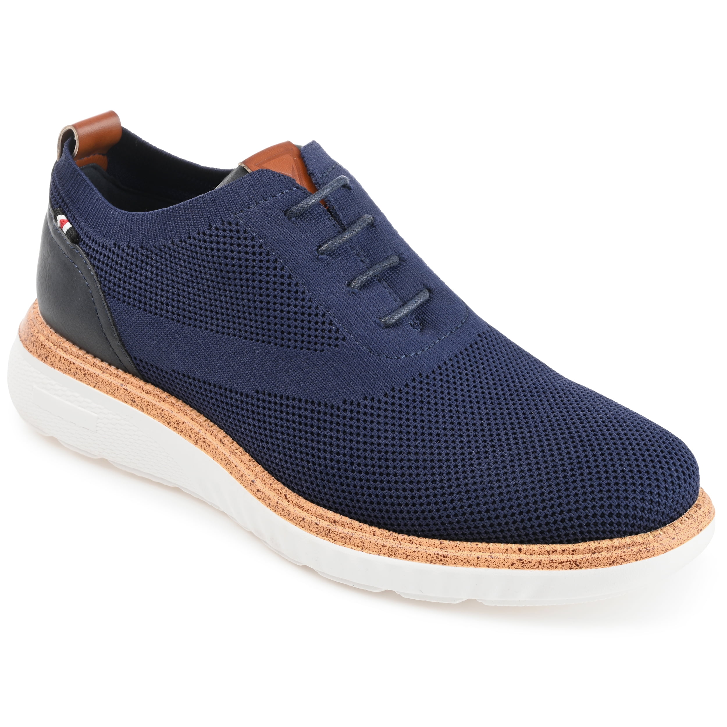 Vance Mens Lamont Knit Lace-up Round Toe Casual Dress Shoe 