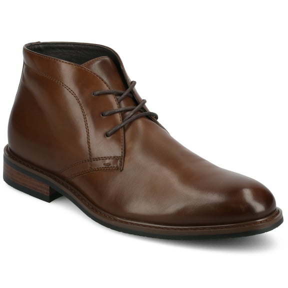 Vance Mens Linus Plain Toe Lace-up Chukka Boot