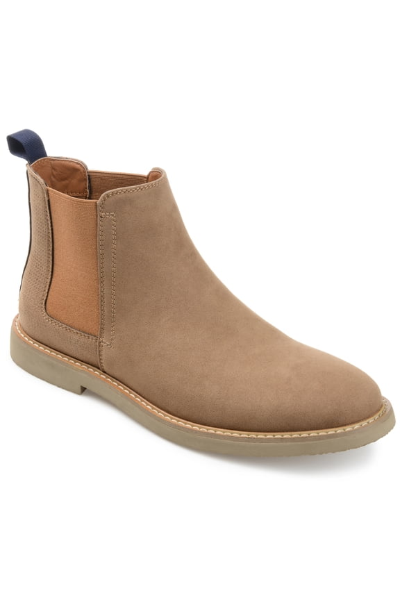 Vance Mens Marshon Pull-on Round Toe Chelsea Boot