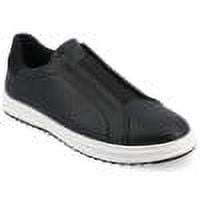 Vance Co Mens Matteo Casual Slip On Sneakers Black Vegan Leather Size 12 M NEW Vance Co. Men main image 4