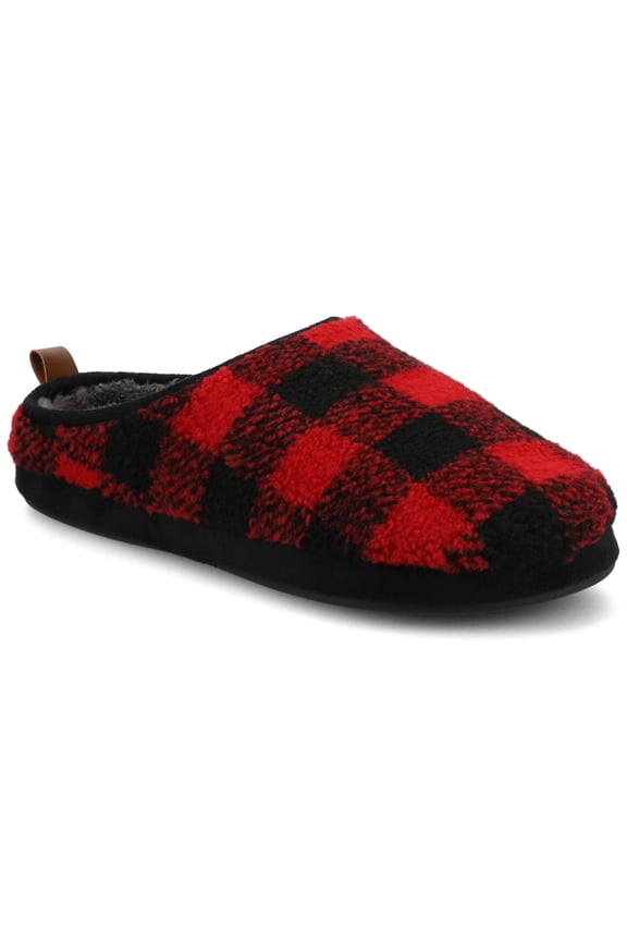 Vance Mens Roland Fleece Shearling Slide Slipper