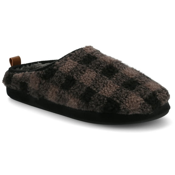 Vance Mens Roland Fleece Shearling Slide Slipper