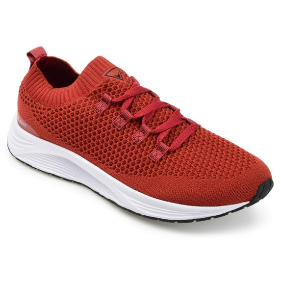 Vance Mens Rowe Tru Comfort Foam Knit Lace-up Walking Sneaker