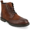 thumbnail image 1 of Vance Mens Virgil Wingtip Lace-up Ankle Boot, 1 of 10