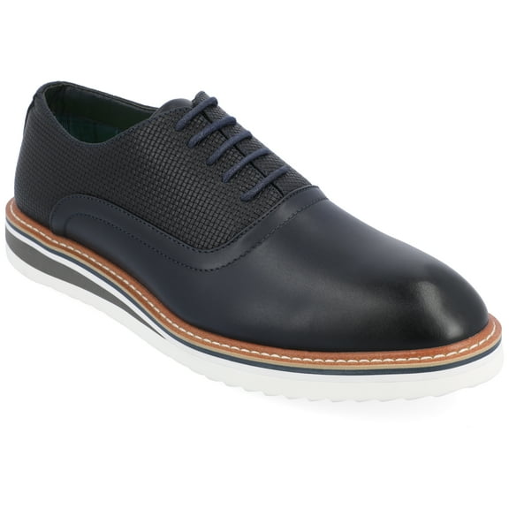 Vance Mens Weber Plain Toe Lace-up Hybrid Dress Shoe