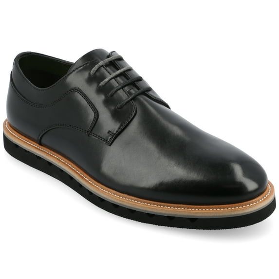 Vance Mens William Plain Toe Lace-up Derby