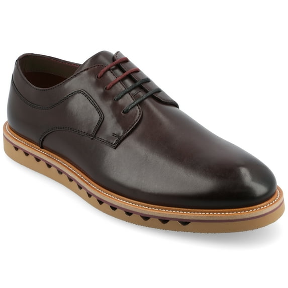 Vance Mens William Plain Toe Lace-up Derby