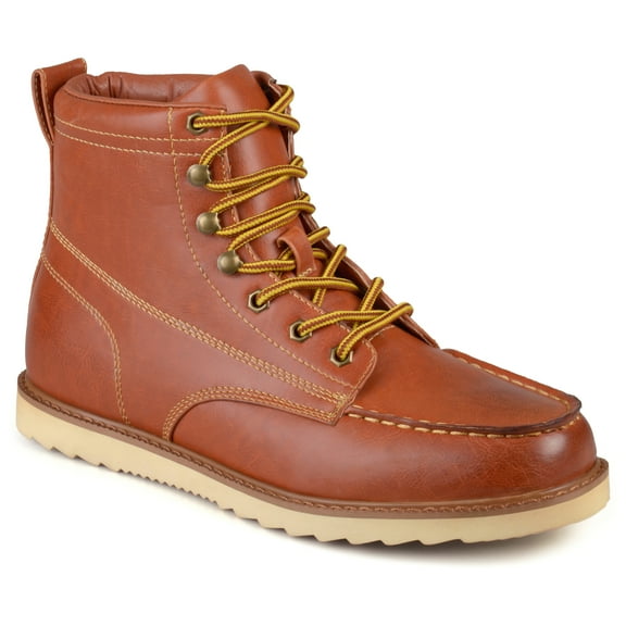 Vance Mens Wyatt Tru Comfort Foam Lace-up Moc Toe Ankle Boot
