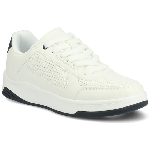 Vance Mens Swift Comfort Perforated Low Top Flexible Sneaker, Widths Available