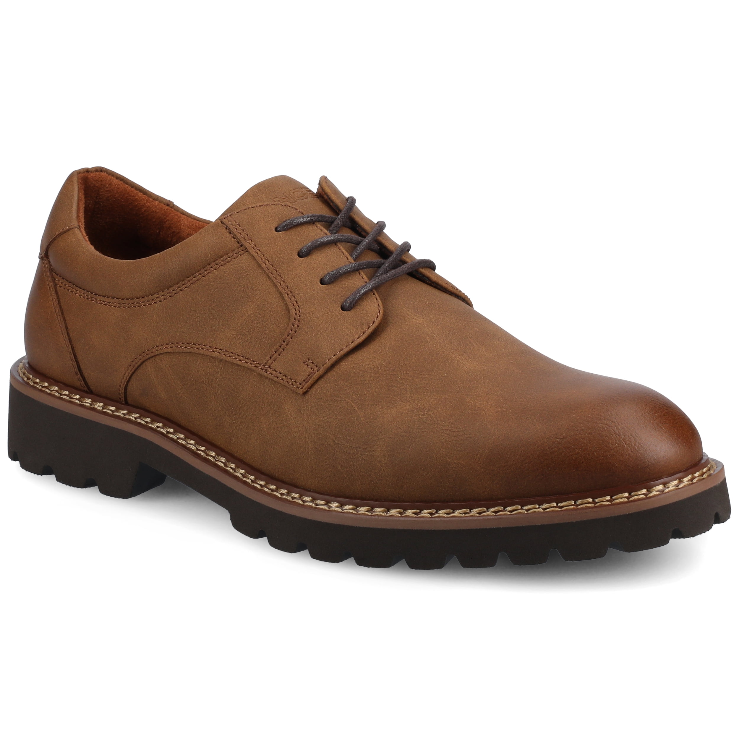 Vance Templeton Comfort Lug Sole Flexible Oxford Dress Shoe - Walmart.com
