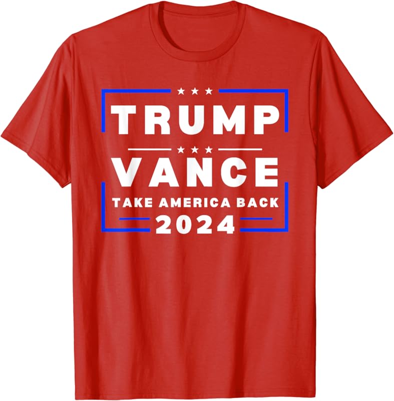 Trump Vance 2024 VNeck Tshirt JD Vance VP Vice President Pick Make