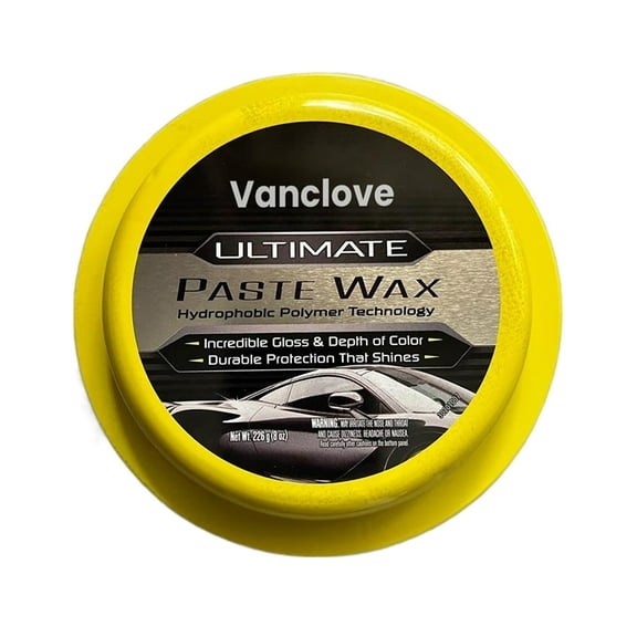 Vanclove Polishing wax, High-Gloss Shine Car Wax Paste Wax Car Polish for Car Detailing to Shine & Protect Car Scratch Remover w/Micro Polishing Agents Car Cleaning Supplies