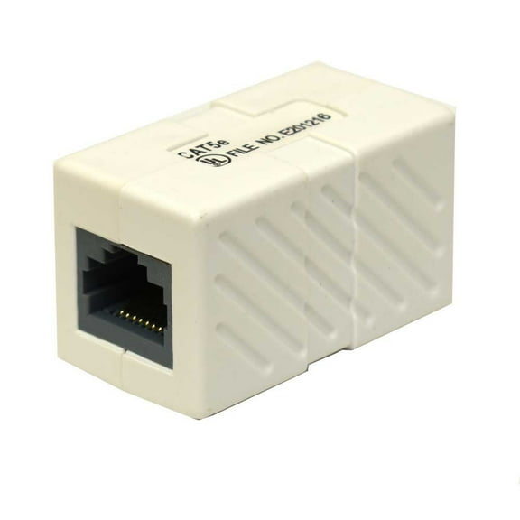 Vanco Boat In-Line Coupler 820355X | Category 5e RJ45 White