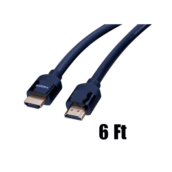Vanco PROHD High Speed HDMI 4K/UltraHD HDR/ARC 18Gbps Cables Ethernet Black 6 ft
