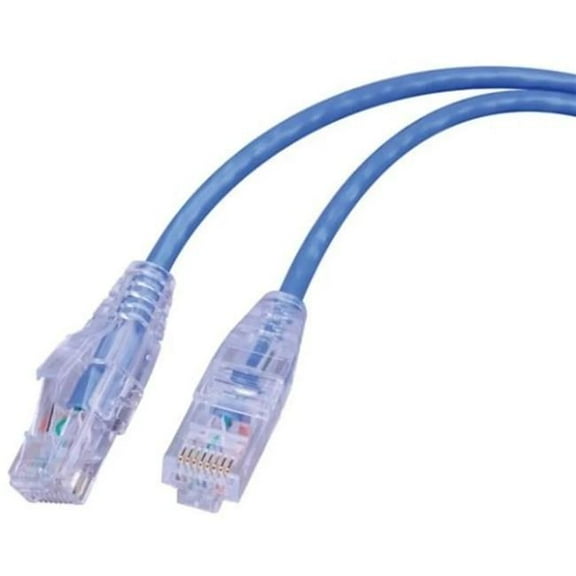 Vanco Super Slim Category 6 [UTP] 550 MHz Network Patch Cable - Non Booted (scat65bu)