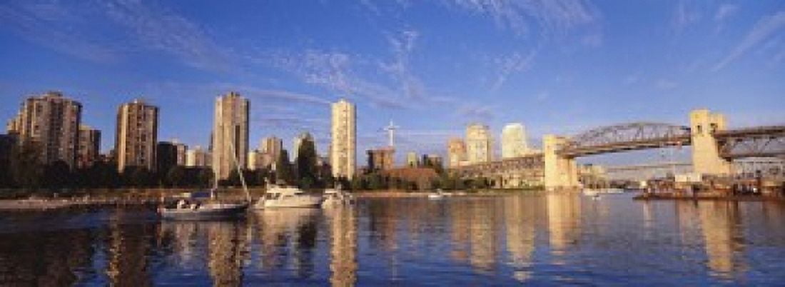 Vancouver British Columbia Canada Canvas Art - Panoramic Images (18 x 7)