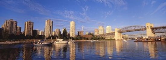 Vancouver British Columbia Canada Canvas Art - Panoramic Images (36 x 13)