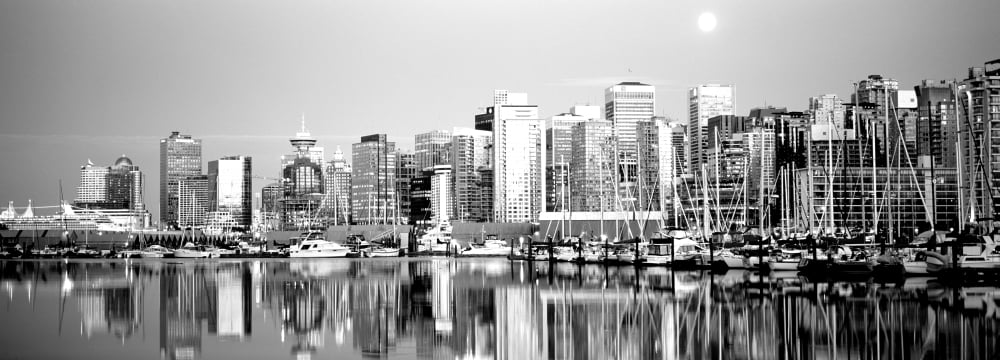 Vancouver British Columbia Canada Canvas Art - Panoramic Images (7 x 18)