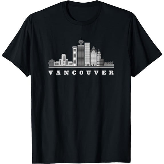 Vancouver Canada Canadians, skyscrapers T-Shirt mens t hirt men,black,women,misfits,journey ,boys