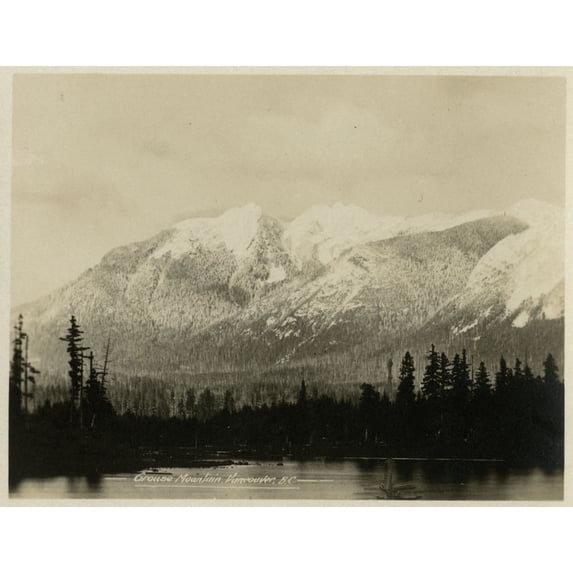 Vancouver Canada - Grouse Mountain Poster Print By Mary Evans Grenville Collins Postcard Collection