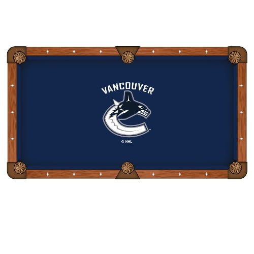 NHL 9' Pool Table Cloth by Holland Bar Stool - Vancouver Canucks