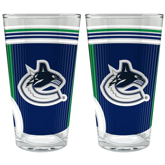 Vancouver Canucks Two-Piece 16oz. Pint Glass Set