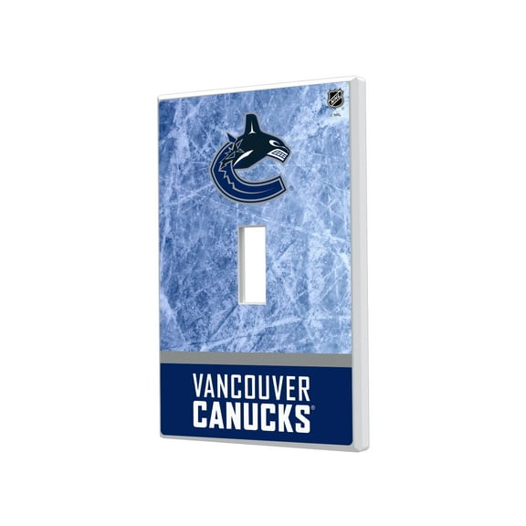 Vancouver Canucks Wordmark Single Toggle Lightswitch Plate