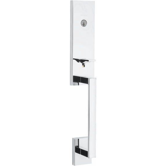 Vancouver Handleset - 818 Series with Smartkey and Six Way Adjustable Latch - Exterior Only