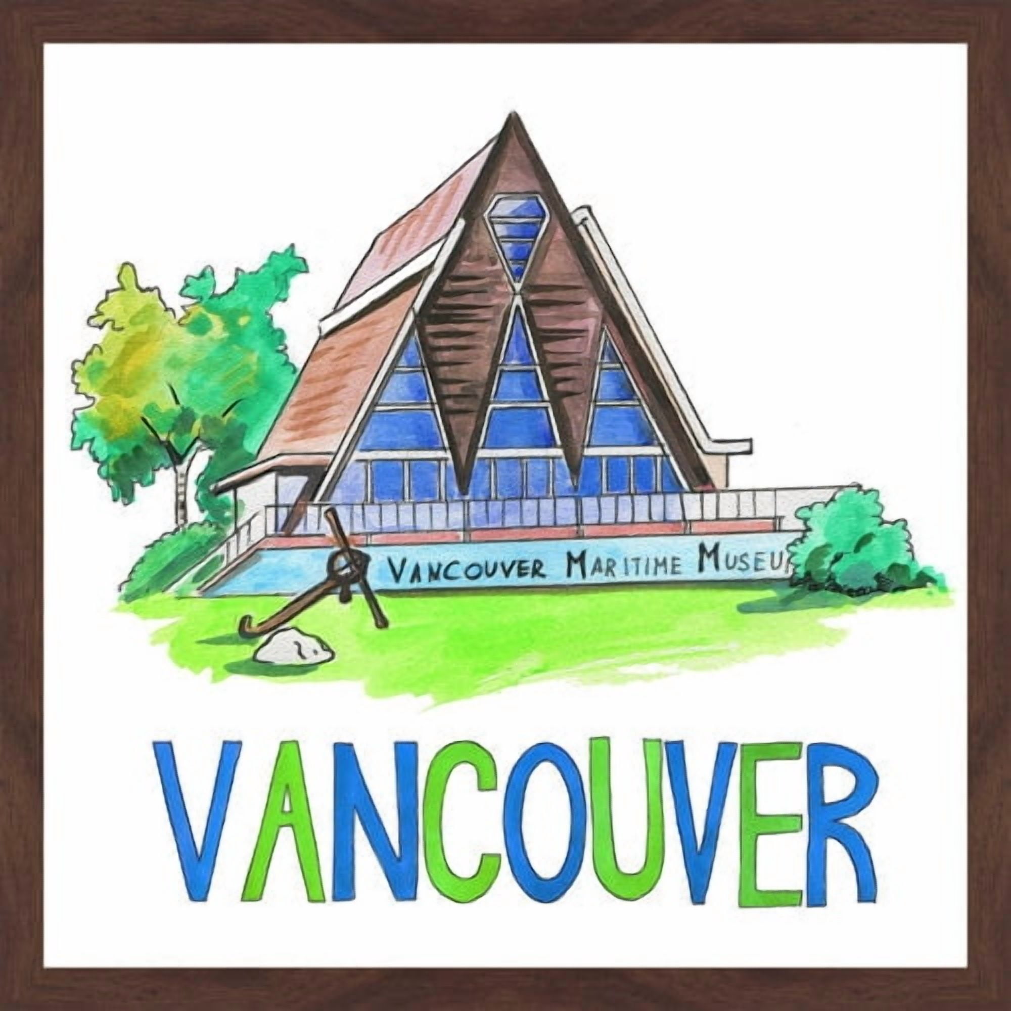 Marmont Hill ''Vancouver Maritime Museum'' Framed Painting Print