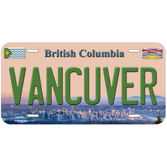 Vancouver TAG01 British Columbia Canada Novelty Car Auto License Plate