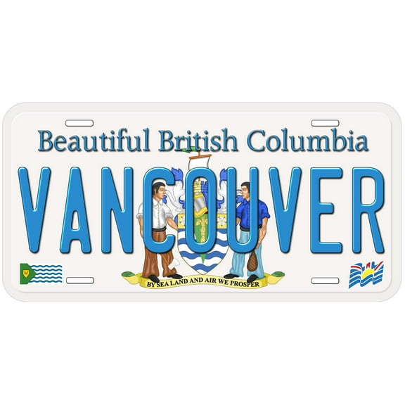 Vancouver TAG03 British Columbia Canada Novelty Car Auto License Plate
