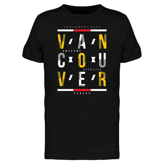 Vancouver Typography Vintage T-Shirt Men -Image by Shutterstock, Male Medium