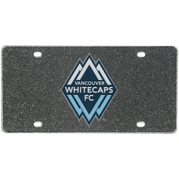 Vancouver Whitecaps FC Acrylic Glitter License Plate