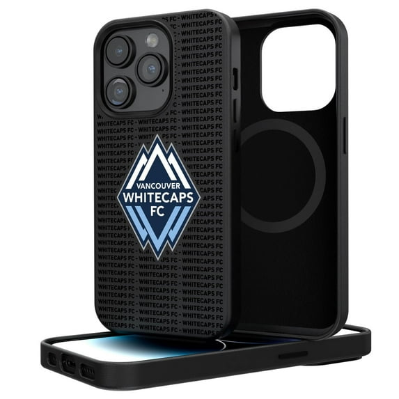 Vancouver Whitecaps FC Text Backdrop iPhone Magnetic Bump Case