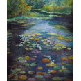 thumbnail image 1 of Vancouver's Water Lily Pond, an Inspiration by Rita Hoffman Shulak (American 20th Century) Poster Print by Rita Hoffman Shulak (18 x 24), 1 of 1