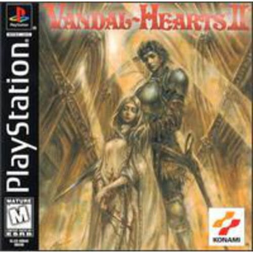 Pre-Owned Vandal Hearts II 2 - Complete in Box - Black Label - Tested - PS1 Playstation 1 PSX